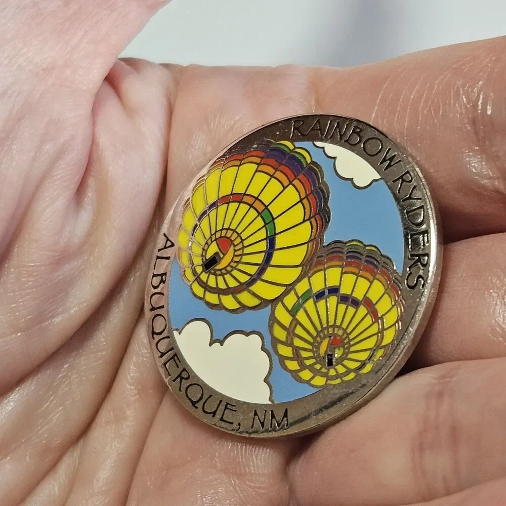 Rainbow Ryders Albuquerque NM Pin - Hot Air Balloons